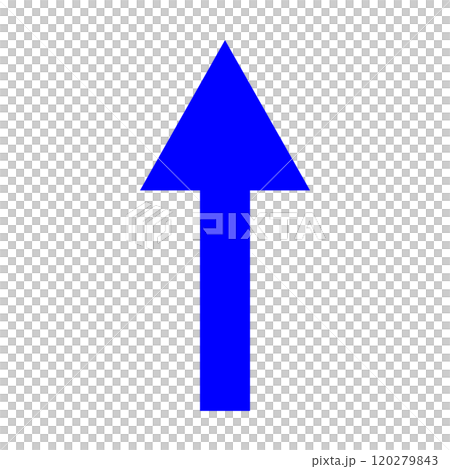 Simple arrow icon blue 120279843