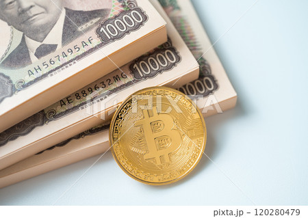 仮想通貨のイメージカット 120280479