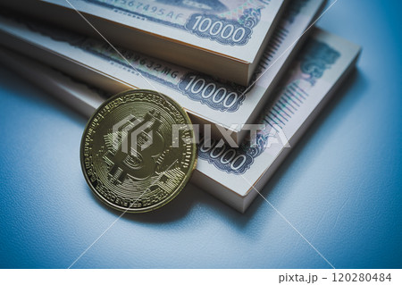 仮想通貨のイメージカット 120280484