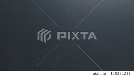 backlit dust particles explosion effect on a black background with motion blur 120281231