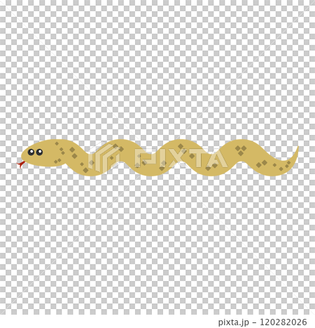Cute snake brown 120282026