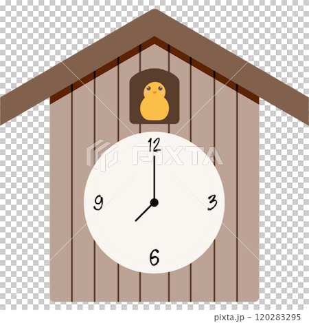 A wooden clock 120283295