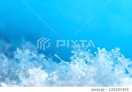 snowflake, little snowflake on the snow 120283303