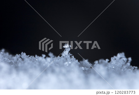 snowflake, little snowflake on the snow 120283773
