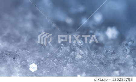 snowflake, little snowflake on the snow 120283792