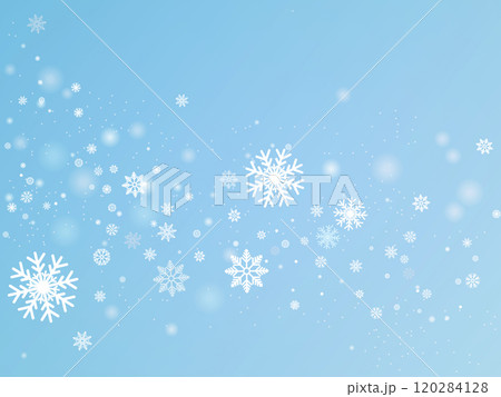 雪の結晶のイラスト背景 120284128