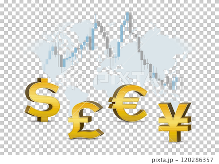 四大貨幣圖片 四大貨幣圖片 120286357