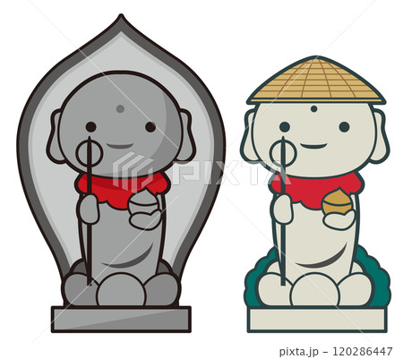 お地蔵さま　イラストセット 120286447