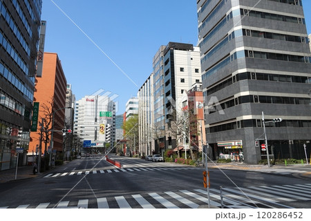 東京都市風景 新大橋通り 水天宮付近 東京都市風景 新大橋通り 水天宮付近 120286452