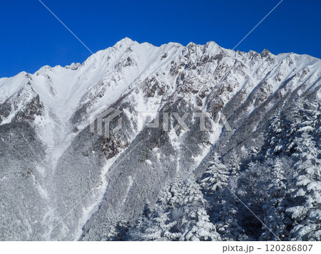 新穂高ロープウェイ西穂高口より眺める北アルプスの絶景 新穂高ロープウェイ西穂高口より眺める北アルプスの絶景 120286807