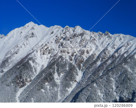 新穂高ロープウェイ西穂高口より眺める北アルプスの絶景 新穂高ロープウェイ西穂高口より眺める北アルプスの絶景 120286809