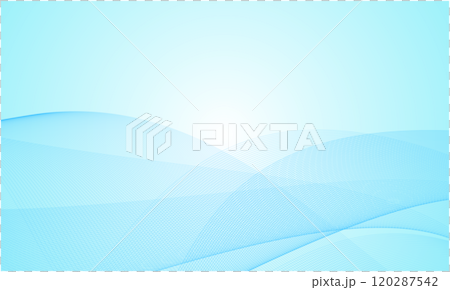 抽象的な波の背景イメージ 素材 ウェーブ 水色 03 抽象的な波の背景イメージ 素材 ウェーブ 水色 03 120287542
