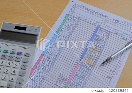 確定申告　103万円の壁 120289845