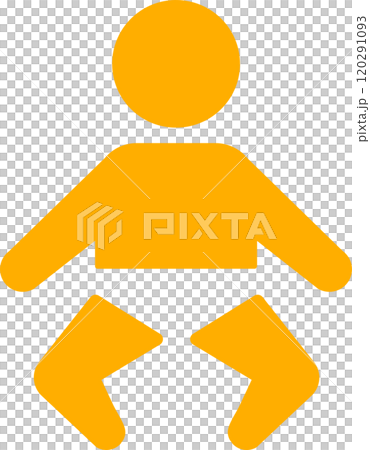 Baby pictogram icon illustration material 120291093