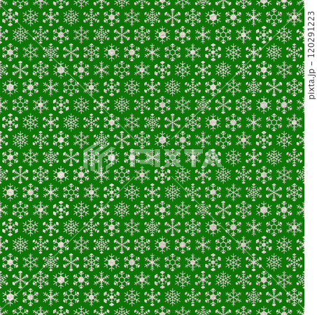 多彩な雪の結晶で描いた、冬の銀色シームレスパターン 多彩な雪の結晶で描いた、冬の銀色シームレスパターン 120291223