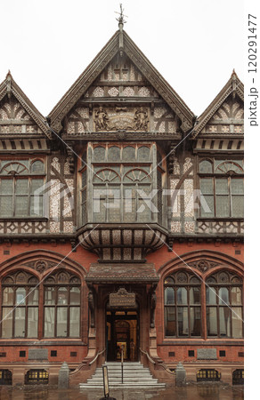 The facade of Royal Museum and Free Library in Canterbury. The facade of Royal Museum and Free Library in Canterbury. 120291477