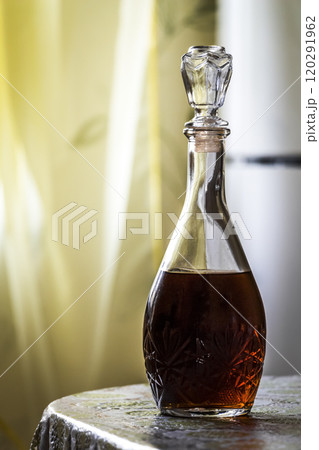 Carafe with cognac Carafe with cognac 120291962
