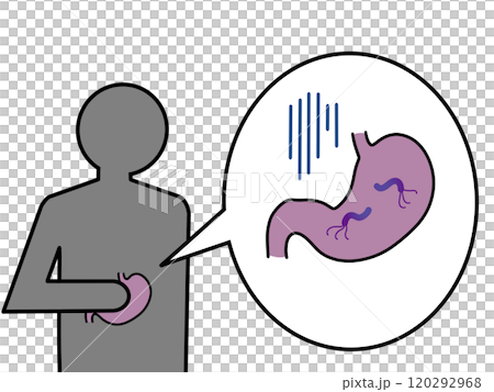 Stomach problems caused by Helicobacter pylori Stomach problems caused by Helicobacter pylori 120292968