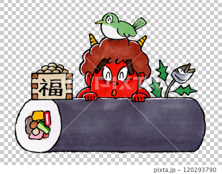 節分（紅魔、繡眼魚、福豆、沙丁魚、江脅卷） 120293790