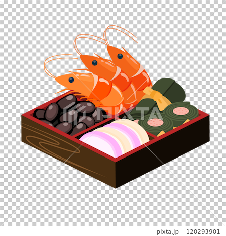 Osechi illustration set (vector) 120293901