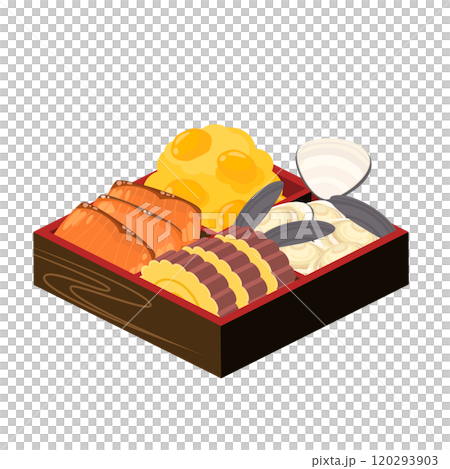 おせちのイラストセット おせちのイラストセット 120293903