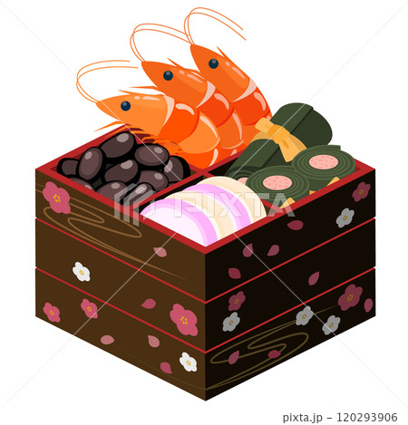 おせちのイラストセット おせちのイラストセット 120293906