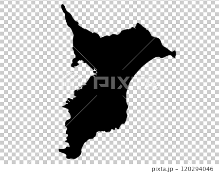 A slightly loose silhouette of Chiba Prefecture Kanto region 120294046
