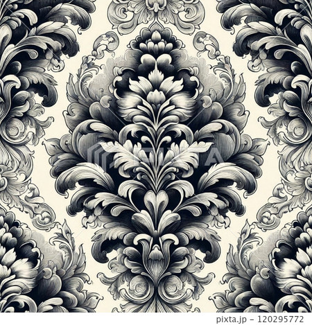 繊細で上品なダマスク模様 繊細で上品なダマスク模様 120295772