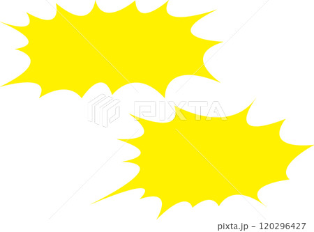 叫ぶときの吹き出し　漫画の表現 120296427