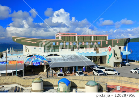 【沖縄県】快晴の海の駅あやはし館（海中道路） 120297956