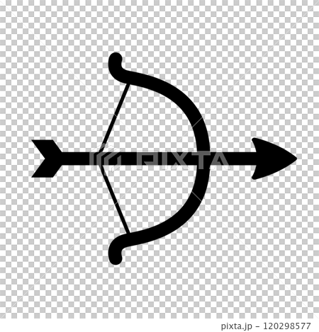 Bow silhouette Bow silhouette 120298577