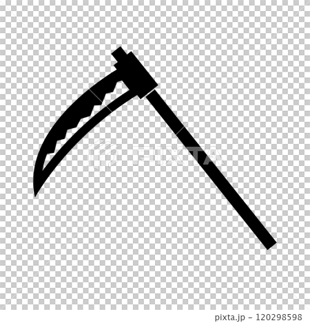 Scythe silhouette 120298598