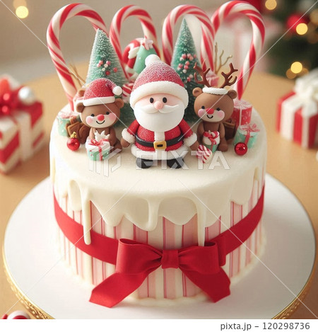クリスマスの温かい雰囲気を届けるケーキ クリスマスの温かい雰囲気を届けるケーキ 120298736