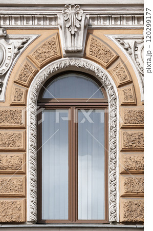 Window of an old building, Saint-Petersburg 120299177