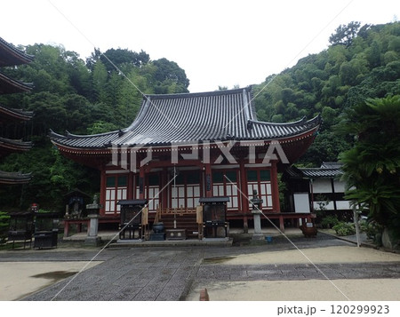 広島県福山市草戸町にある真言宗大覚寺派の仏教寺院で芦田川に面した愛宕山の麓にある空海が創建した明王院 広島県福山市草戸町にある真言宗大覚寺派の仏教寺院で芦田川に面した愛宕山の麓にある空海が創建した明王院 120299923