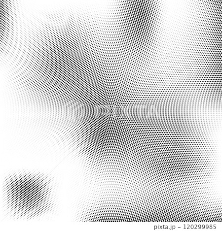 Vector Halftone Pattern. Set of Dots. Dotted Texture on White Background. Overlay Grunge Template. Distress Linear Design. Fade Monochrome Points 120299985
