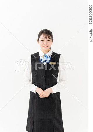 ビジネス 女性 制服 ポートレート ビジネス 女性 制服 ポートレート 120300309