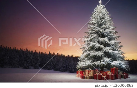 decorated christmas tree holiday background decorated christmas tree holiday background 120300862