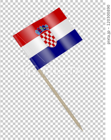 Croatian flag toothpick Croatian flag toothpick 120300890