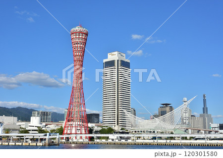 晴天の神戸メリケンパーク 120301580