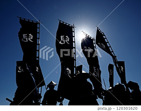 戦国武将シルエット 戦国武将シルエット 120301620