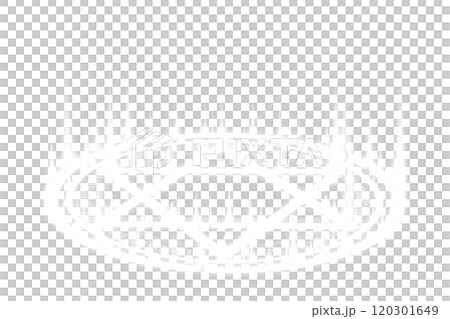 白の光を放つ魔法陣 白の光を放つ魔法陣 120301649