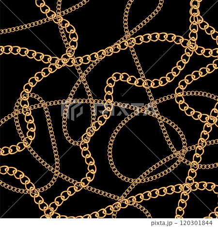 Vector gold pattern. Yellow chain background Vector gold pattern. Yellow chain background 120301844