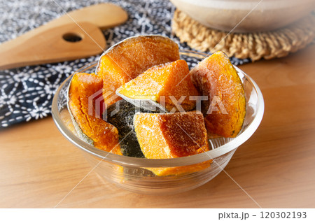 冷凍カボチャ かぼちゃ 冷凍かぼちゃの解凍 冷凍カボチャ かぼちゃ 冷凍かぼちゃの解凍 120302193