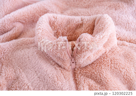 フリースジャケットの襟元 フリースジャケットの襟元 120302225