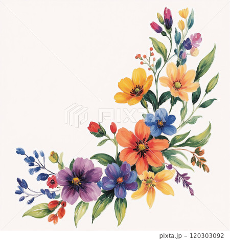 Stunning Abstract Elegant Oil Painting Floral Illustrations Stunning Abstract Elegant Oil Painting Floral Illustrations 120303092