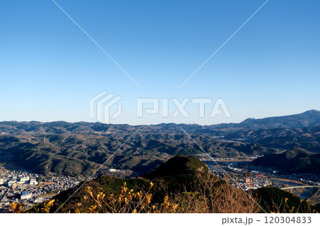静岡県伊豆の国市_碧テラスからの南東風景7_2024年1月 120304833