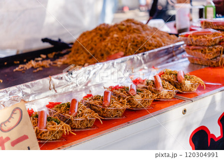 焼きそば　屋台 120304991