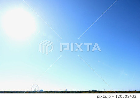 見晴らしの丘から眺める地平線 120305432