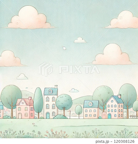 街並みのイラスト 街並みのイラスト 120308126